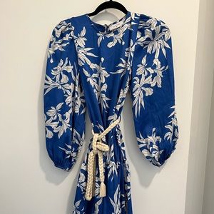ALEXIS Target exclusive blue print dress size XS